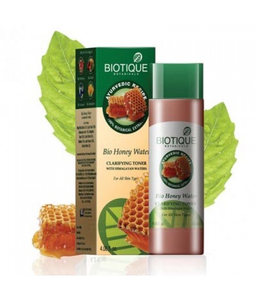 Biotique Honey Water Pore Tightening Brightening Toner With Himalayan Waters,Pack of 120ml
